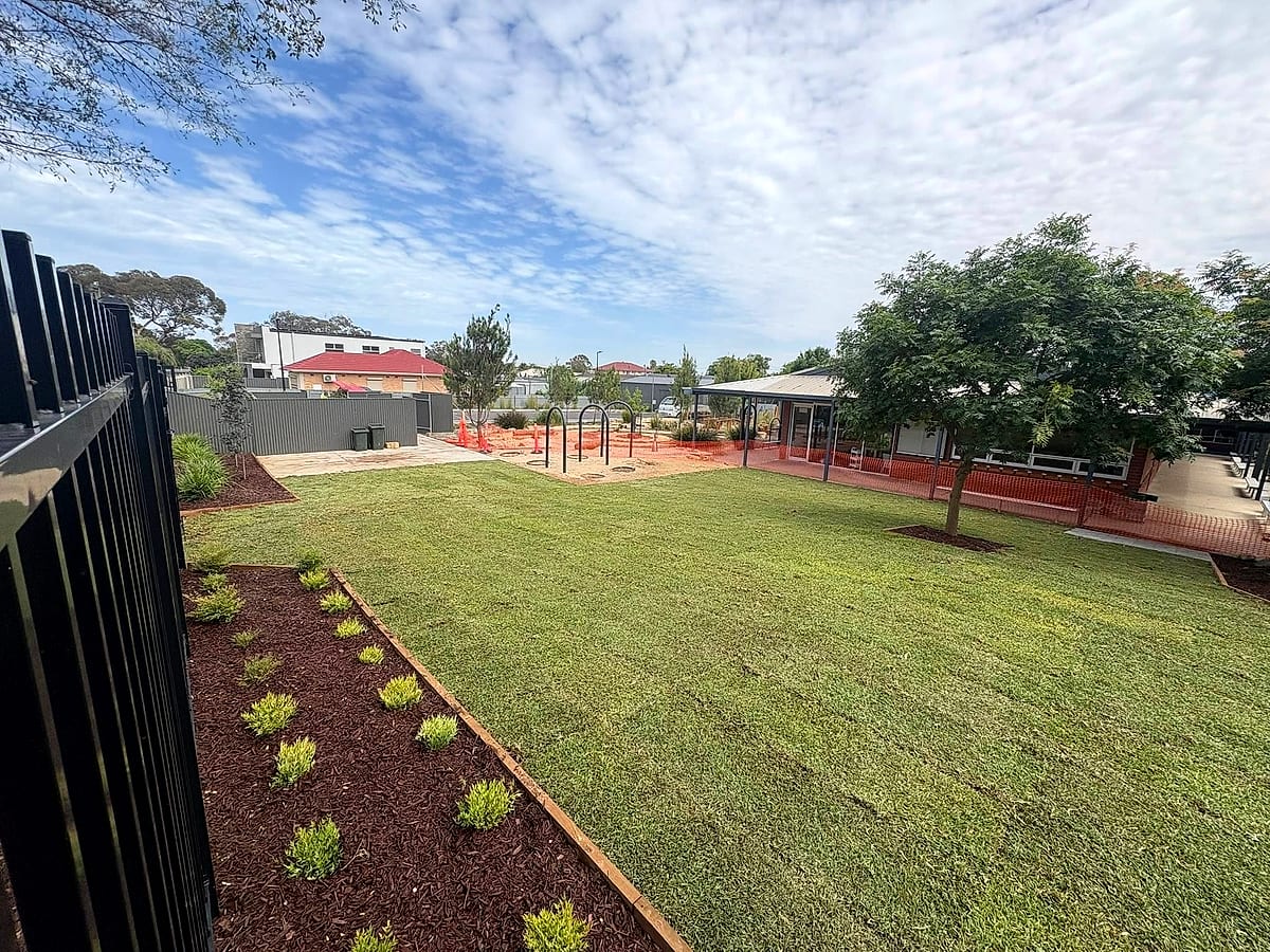 Finished turf reserve after site reinstatement